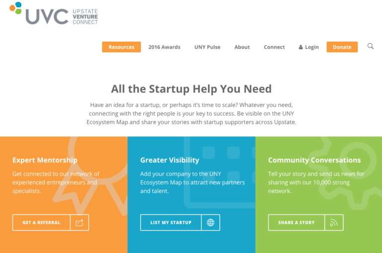 A New Tool for Upstate NY Startups and Supporters