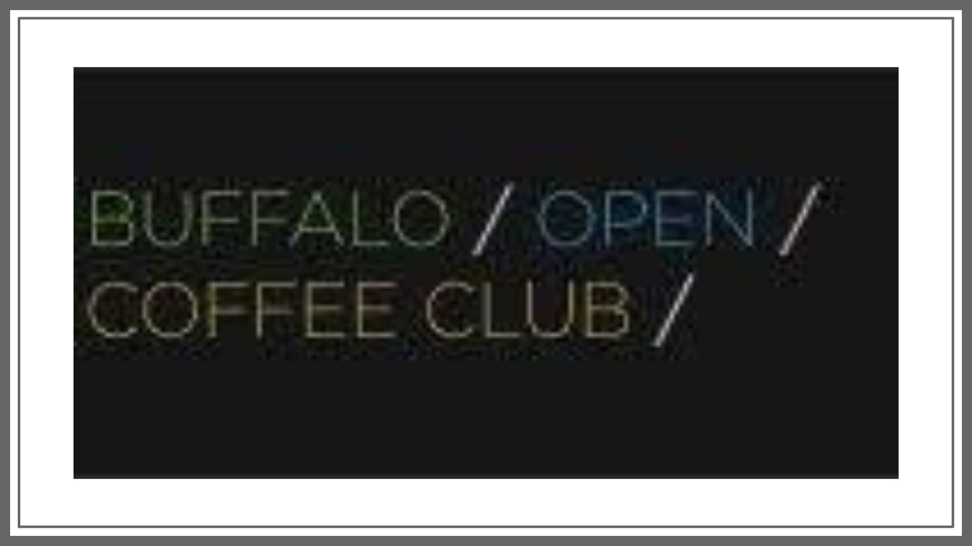 Buffalo Open Coffee Club